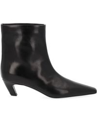 KHAITE - Leather Boots - Lyst