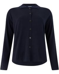 Max Mara - S Max Mara Polo Sweater With Buttons - Lyst