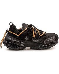 DSquared² - Technical Lace-Up Sneaker With Voluminous Sole - Lyst