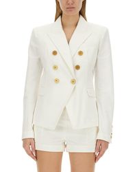 Balmain - Stylish And Chic 6-Button Denim Jacket For - Lyst