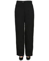 KHAITE - Preen Piqué Wide-Leg Pants - Lyst