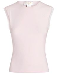 Genny - Round-Neck Top - Lyst
