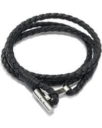 Tom Ford - Braided Leather Bracelet - Lyst
