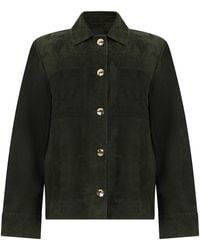 Max Mara - Suede Jacket Lambskin Leather - Lyst