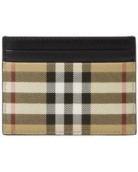 Burberry - Card Holder "Check" - Lyst
