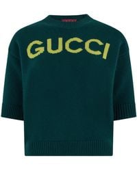 Gucci - Logo Wool Sweater - Lyst