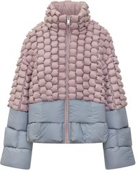 RAXXY - Two-Tone Down Puffer Jacket - Lyst