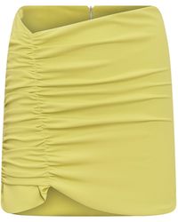 Nineminutes - Mini Skirt With Draped Detail - Lyst