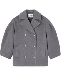 Ganni - Midi Coat - Lyst