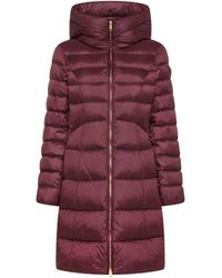 Peuterey - Piumino Fortex Mqn Rosso Prugna - Lyst