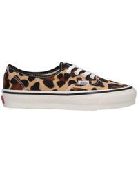 Vans - Leopard Print Platform Low-Top Sneaker - Lyst