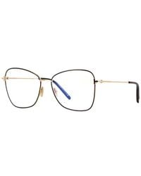 Tom Ford - Eyeglasses Butterfly Full Rim, Ivory/ Frame And Clear Demo Lens Lens Ft5906-B025 - Lyst