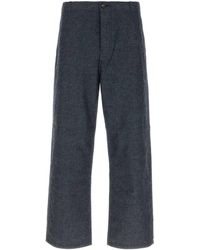 Prada - Blue Chambray Pant - Lyst