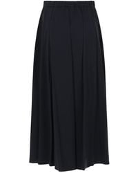 Aspesi - Midi Poplin Skirt Cotton - Lyst