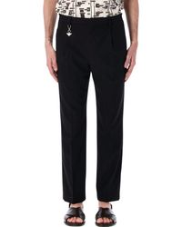 Prada - Slim Fit Cotton Pants - Lyst