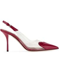 Alaïa - Slingback Pumps With Heart Detail And 90Mm Heel - Lyst