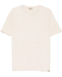 Woolrich - Cotton And Linen T-Shirt - Lyst