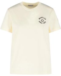 Moncler - Logo Cotton T-Shirt - Lyst
