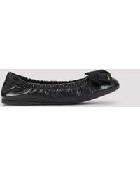 Prada - Calf Leather Ballerinas - Lyst