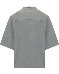Mordecai - Cord Band T-Shirt With Neck Drawstring - Lyst