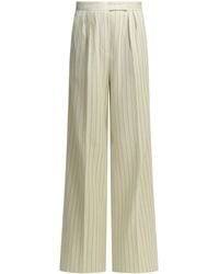 Max Mara - Tailored Pinstripe Pants - Lyst