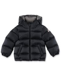 Moncler - Boys Hooded Lightweight Down Jacket With Elastic Cuffs And Hem - Lyst