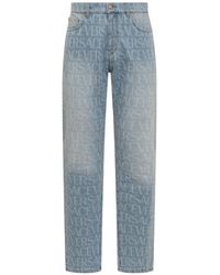 Versace - Allover Jeans - Lyst