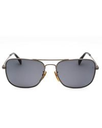 David Beckham - Db 1093/S Metal Rectangular Sunglasses - Lyst