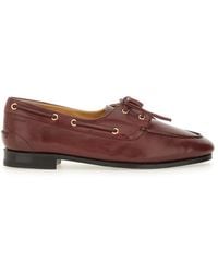 Bally - Pathy Leather Lace-Up Loafers - Lyst