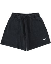 MSGM - Cotton Shorts - Lyst