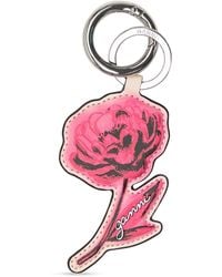 Ganni - Recycled Leather Keychain Mini Accessory - Lyst