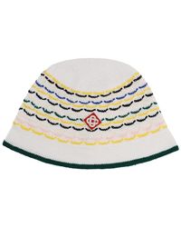 CASABLANCA - Knit Hat With Logo - Lyst