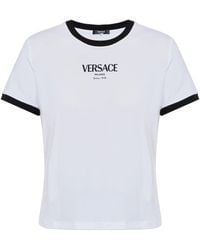 Versace - T-Shirt With Logo - Lyst