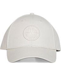 Stone Island - Cap With Embroidered Compass Logo - Lyst