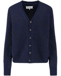 Maison Margiela - V-Neck Button-Front Cardigan - Lyst