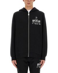 Philipp Plein - Zip-Up Hoodie - Lyst