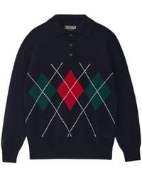 Baracuta - Wool-Blend Polo Shirt - Lyst
