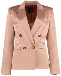 Pinko - Satin Blazer - Lyst