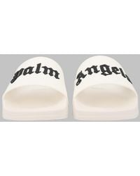 Palm Angels - Rubber Slides With Logo - Lyst