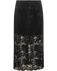 LE SULLY STUDIO - Lace Mini Skirt - Lyst