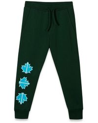 DSquared² - Plush Pants Leaf Logo On Front Leg Unisex - Lyst