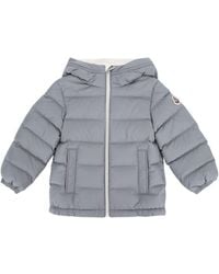 Moncler - Kids Puffer Jacket With Hood And Zip Front - Lyst