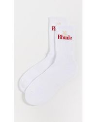 Rhude - Rossa Logo Sock - Lyst