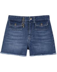 Chloé - Short Jean - Lyst