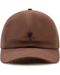 Ami Paris - Embroidered Mini Cap - Lyst