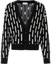 Versace - Gianni Dashes Knit Sweater - Lyst
