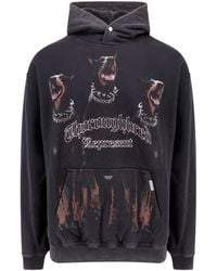 Represent - Vintage Hoodie With Doberman Graphic And Classic Features - Lyst