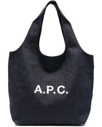 A.P.C. - A. P.C. "Ninon" Tote Bag - Lyst