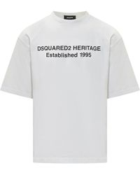 DSquared² - Classic Cotton T-Shirt For Fall 2025 - Lyst