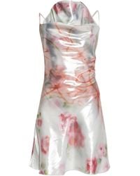 DIESEL - Slim Fit Mini Dress With Adjustable Neckline And Straps - Lyst